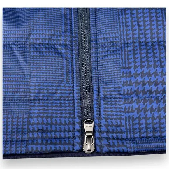 RLX Ralph Lauren Mens Medium Quilted Golf Vest Full Zip Wool Blend NEW $228